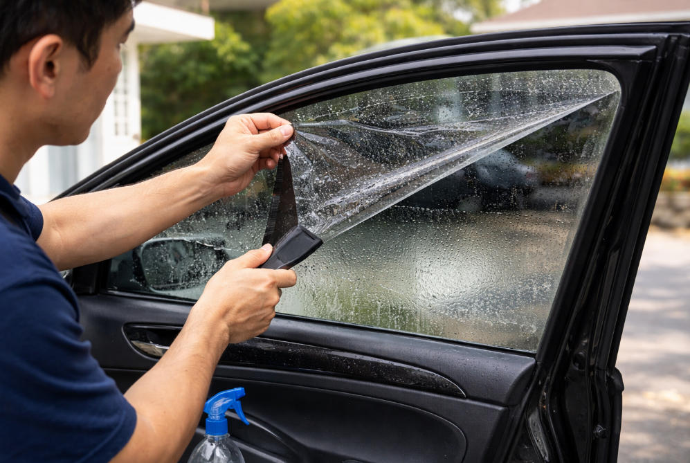 如何自己动手去除车窗贴膜：省钱又简单的实用指南