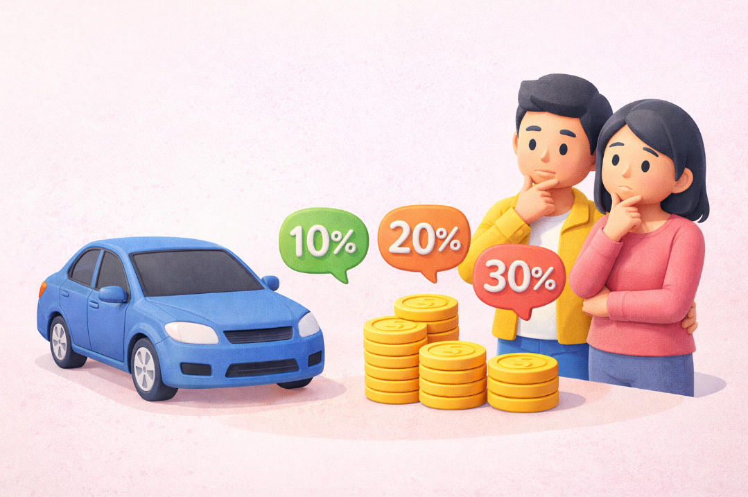 在美国买车首付多少合适？不同预算方案详细解析